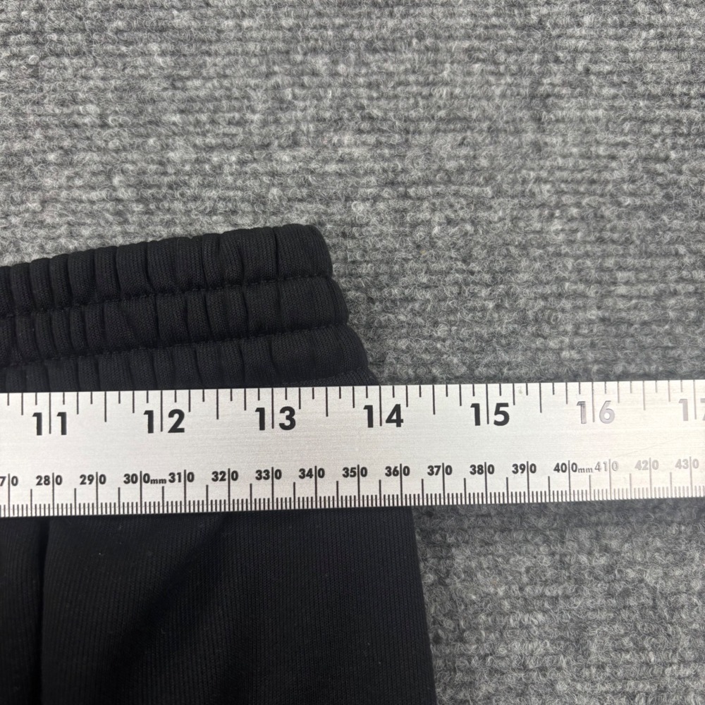 Adidas Track Pants Size XL Black White 3-Stripe Wide Leg Elastic Waist Women's - Picture 5 of 6